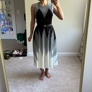 Pleated dress. S-M